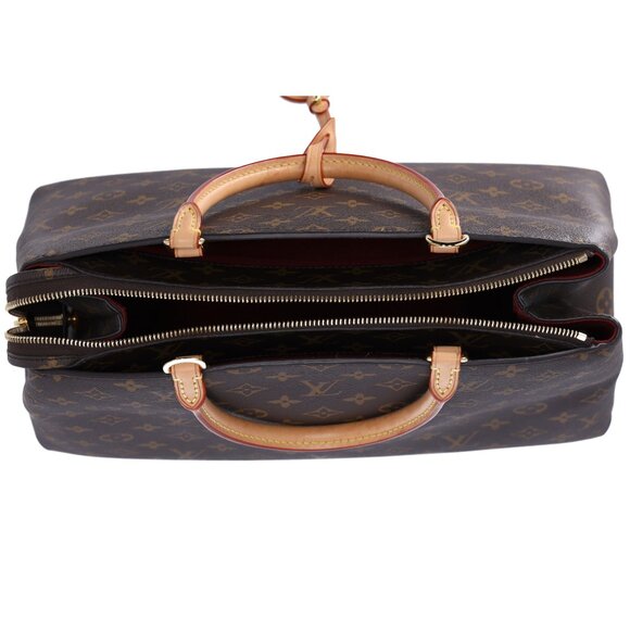 Louis Vuitton Grand Palais MM Monogram Handbag M45898 Brown Canvas - Picture 8 of 9